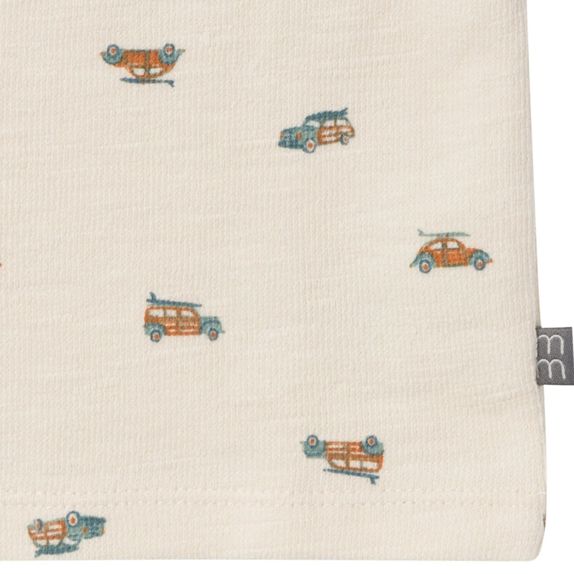 2-Piece Baby Boys Beach Buggys Henley Shirt and Shorts Set