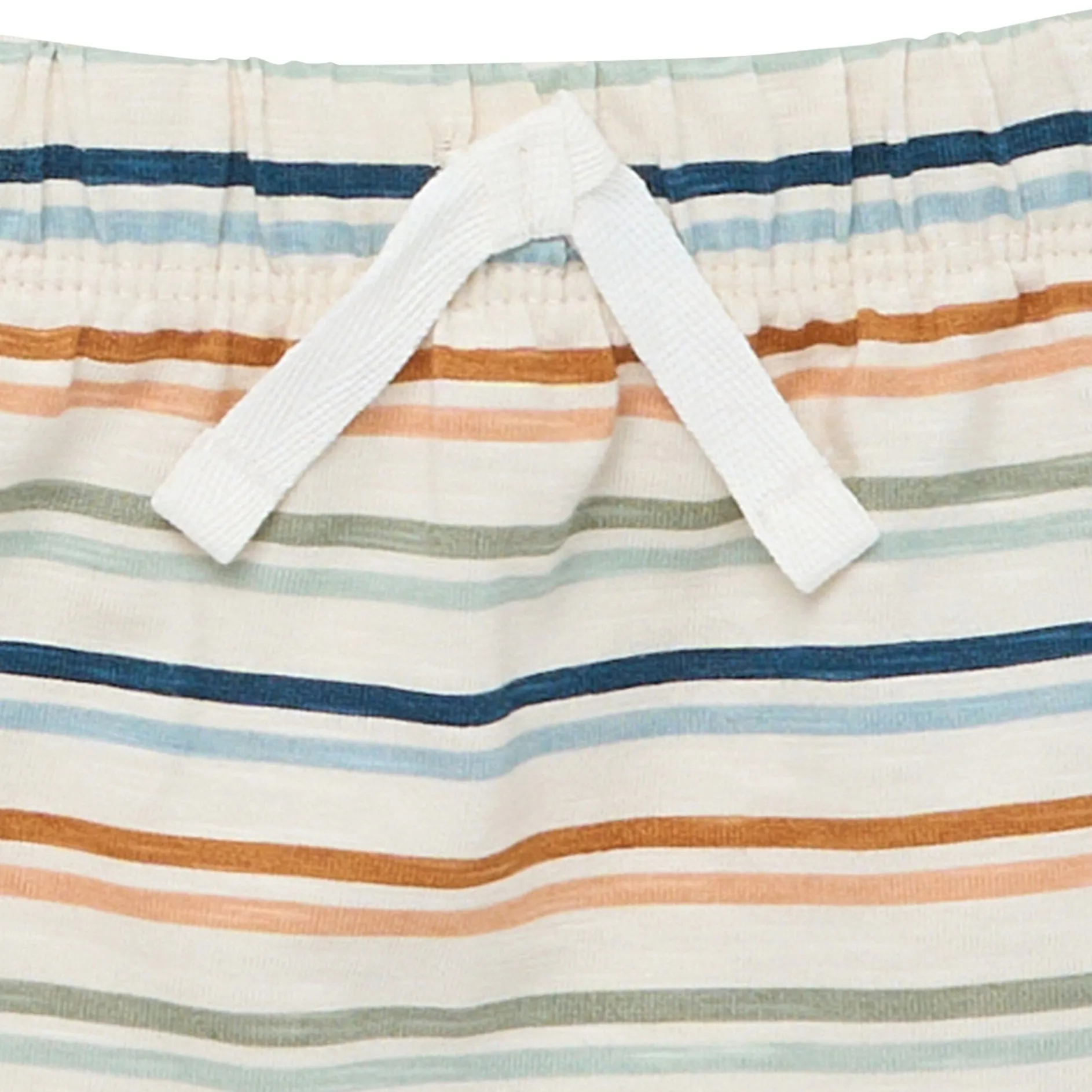4-Piece Baby Boys Beige Stripe Sleeveless Shirts and Shorts Set