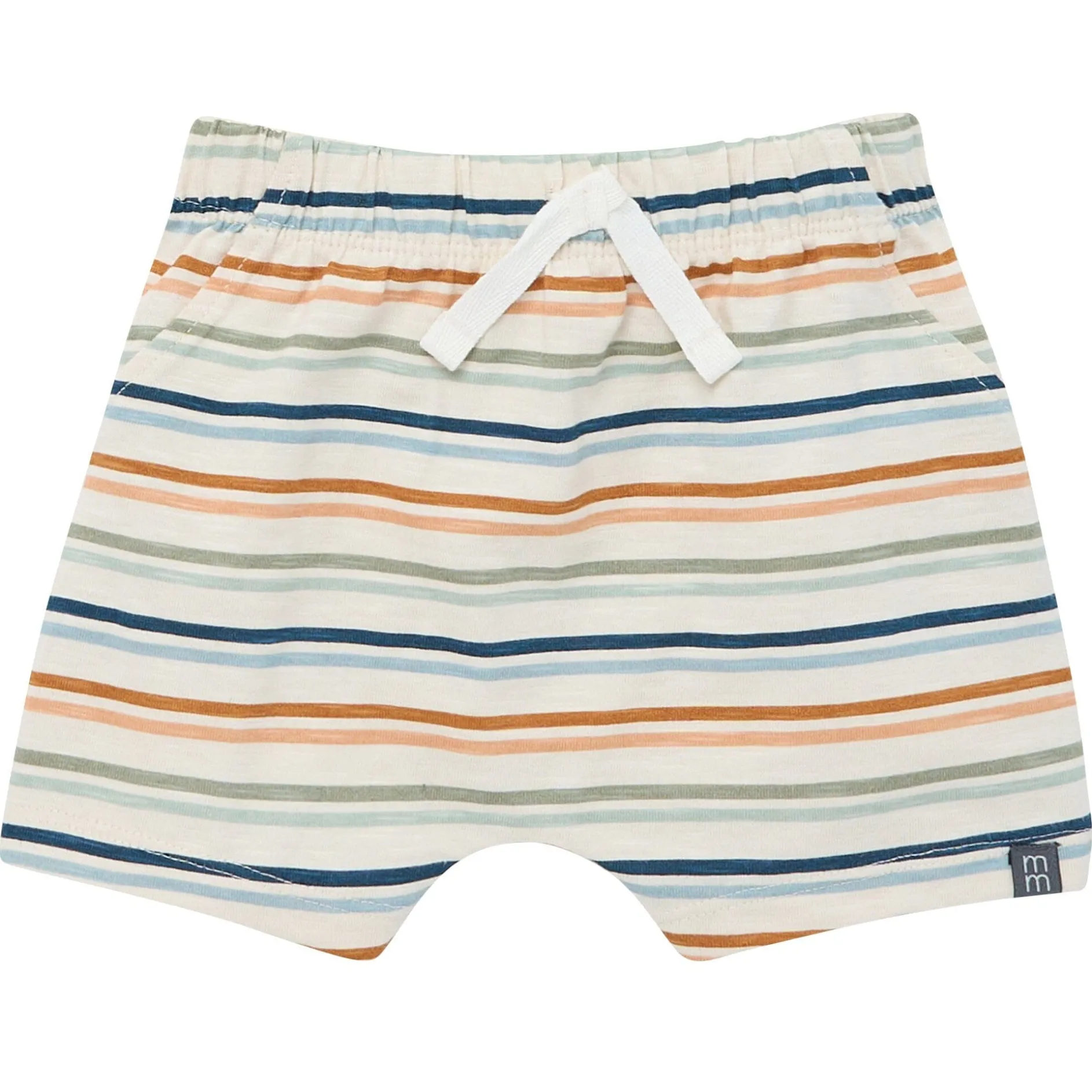 4-Piece Baby Boys Beige Stripe Sleeveless Shirts and Shorts Set