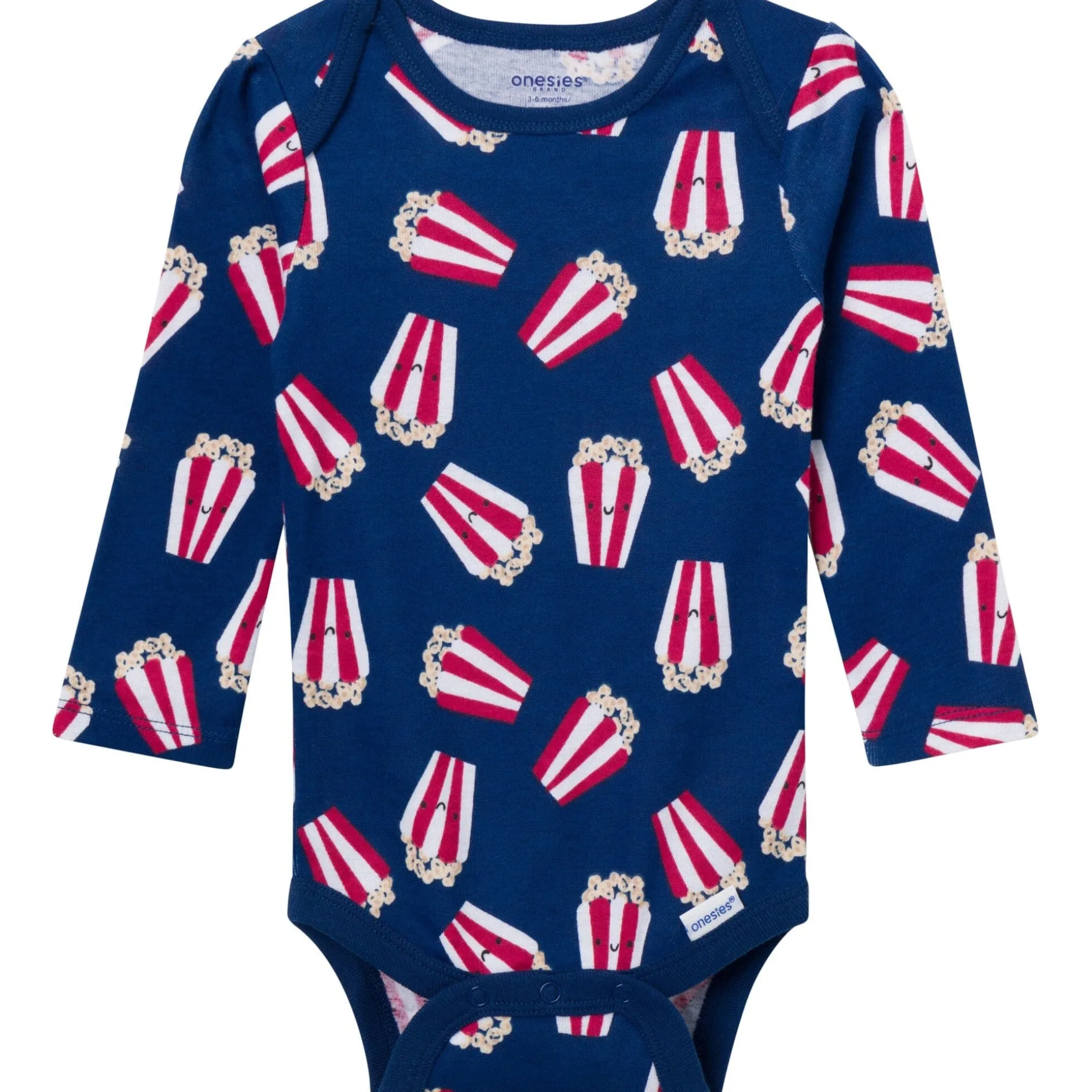 4-Piece Baby Boys Best Popcorn Day Onesies® Bodysuits and Pants
