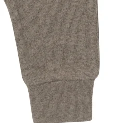 2-Piece Baby Boys Brown Heather Hooded Brushed Hacci Set