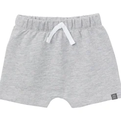 4-Piece Baby Boys Brown/ Med Grey Heather Bodysuit and Short Set