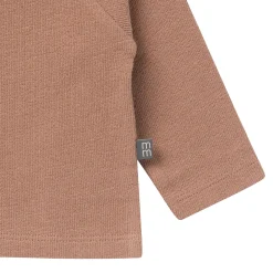 2-Piece Baby Boys Brown Raglan Top and Pant Set