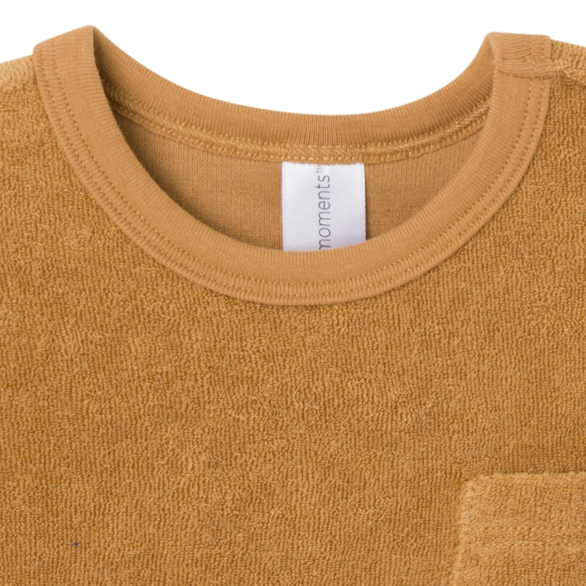 2-Piece Baby Boys Cinnamon Stripe Shirt and Short Set