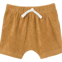 2-Piece Baby Boys Cinnamon Stripe Shirt and Short Set