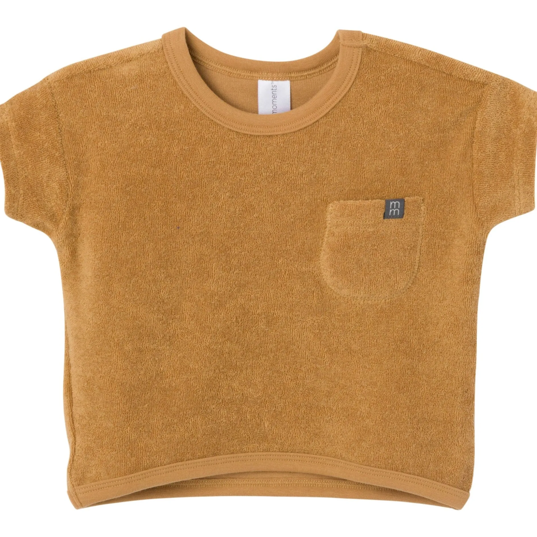 2-Piece Baby Boys Cinnamon Stripe Shirt and Short Set