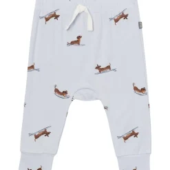 4-Piece Baby Boys Dachshund Surf Bodysuits and Pants Viscose Set