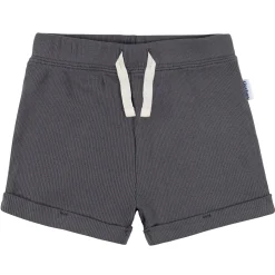 2-Piece Baby Boys Dark Grey Bodysuit and Shorts Set