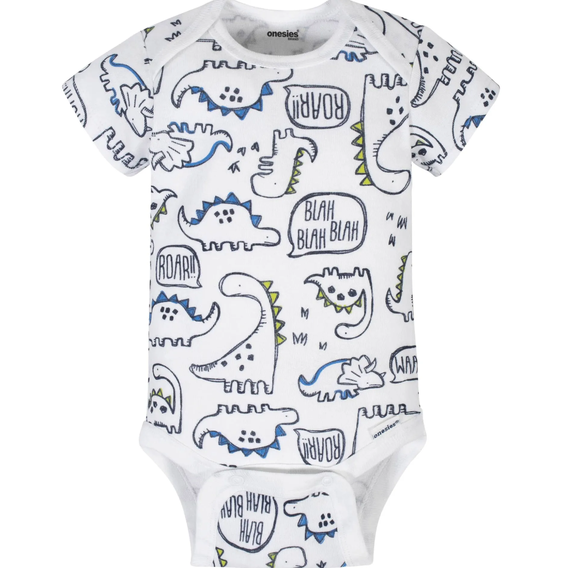 6-Piece Baby Boys Dino Onesies® Brand Bodysuits & Pants Set