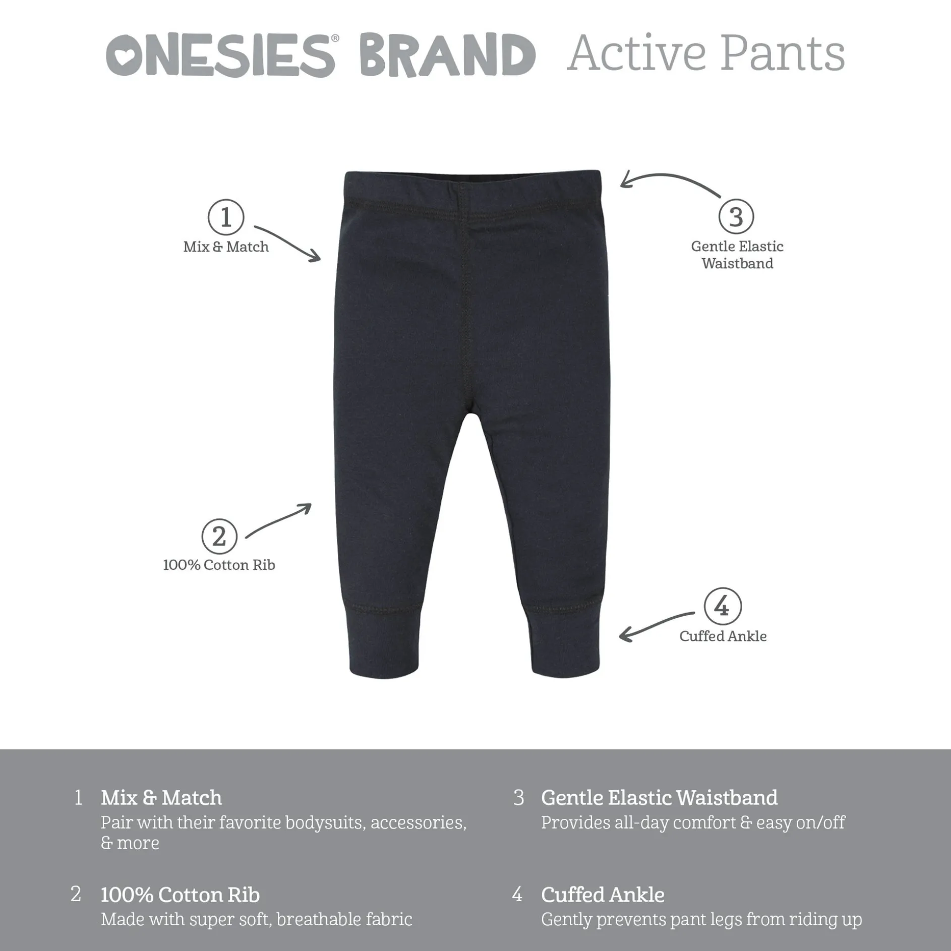 6-Piece Baby Boys Dog Onesies® Brand Bodysuits & Pants Set
