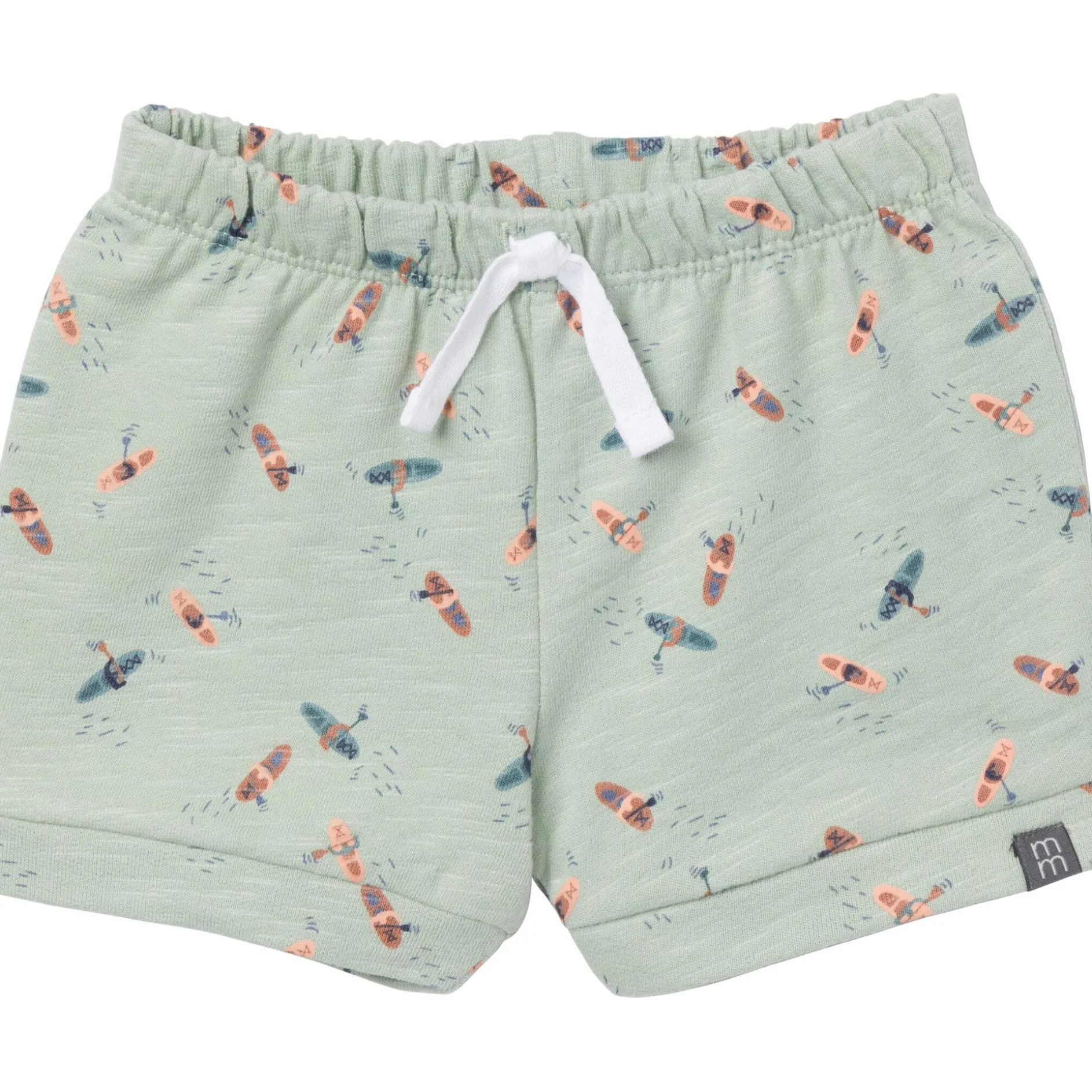 4-Piece Baby Boys Green & Navy Bodysuits and Shorts Set