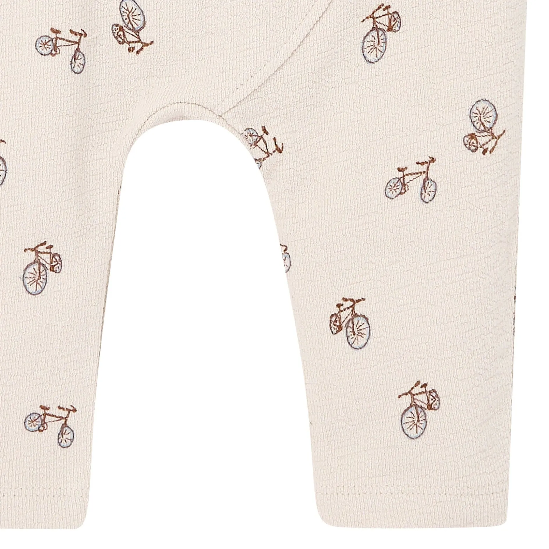 2-Piece Baby Boys Grey Bicycle Raglan Top and Pant Set