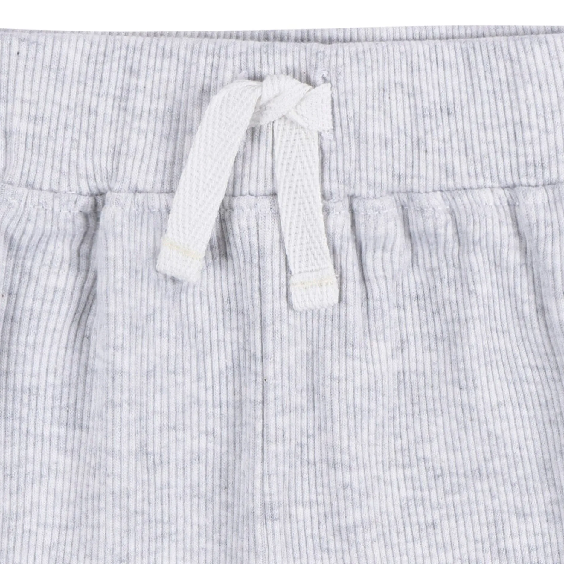 2-Piece Baby Boys Grey Heather Bodysuit and Shorts Set