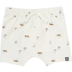 4-Piece Baby Boys Ivory Sailboats Sleeveless Shirts and Shorts Set