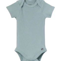 4-Piece Baby Boys Ivory Stripe Short Sleeve Bodysuits and Shorts Set