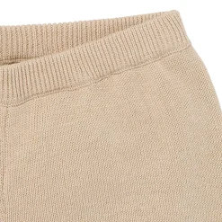 2-Piece Baby Boys Light Tan Johnny Collar Sweater Knit Set
