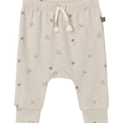 2-Piece Baby Boys Oatmeal Heather Hooded Brushed Hacci Set