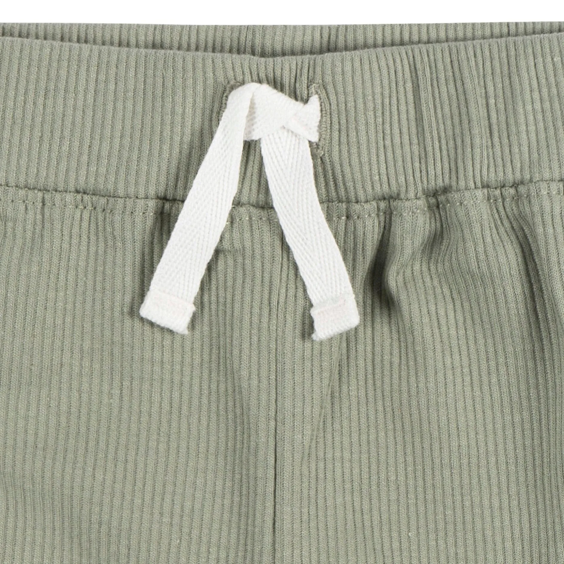 2-Piece Baby Boys Olive Bodysuit and Shorts Set