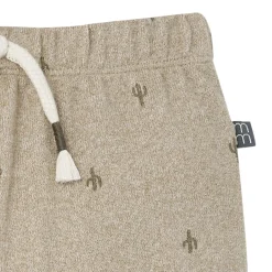 2-Piece Baby Boys Olive Cactus Hacci Top and Pants Set