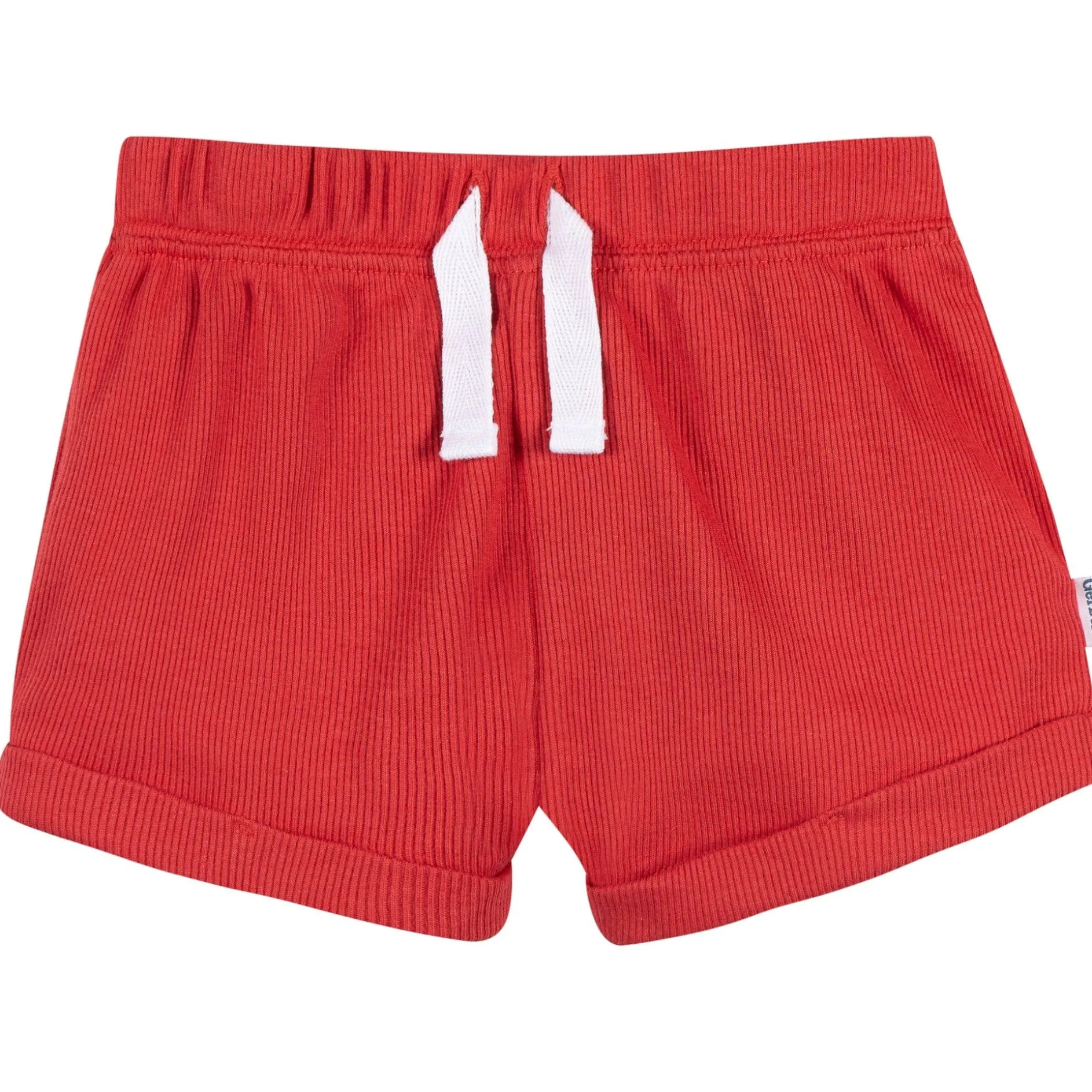 2-Piece Baby Boys Red Bodysuit & Shorts Set