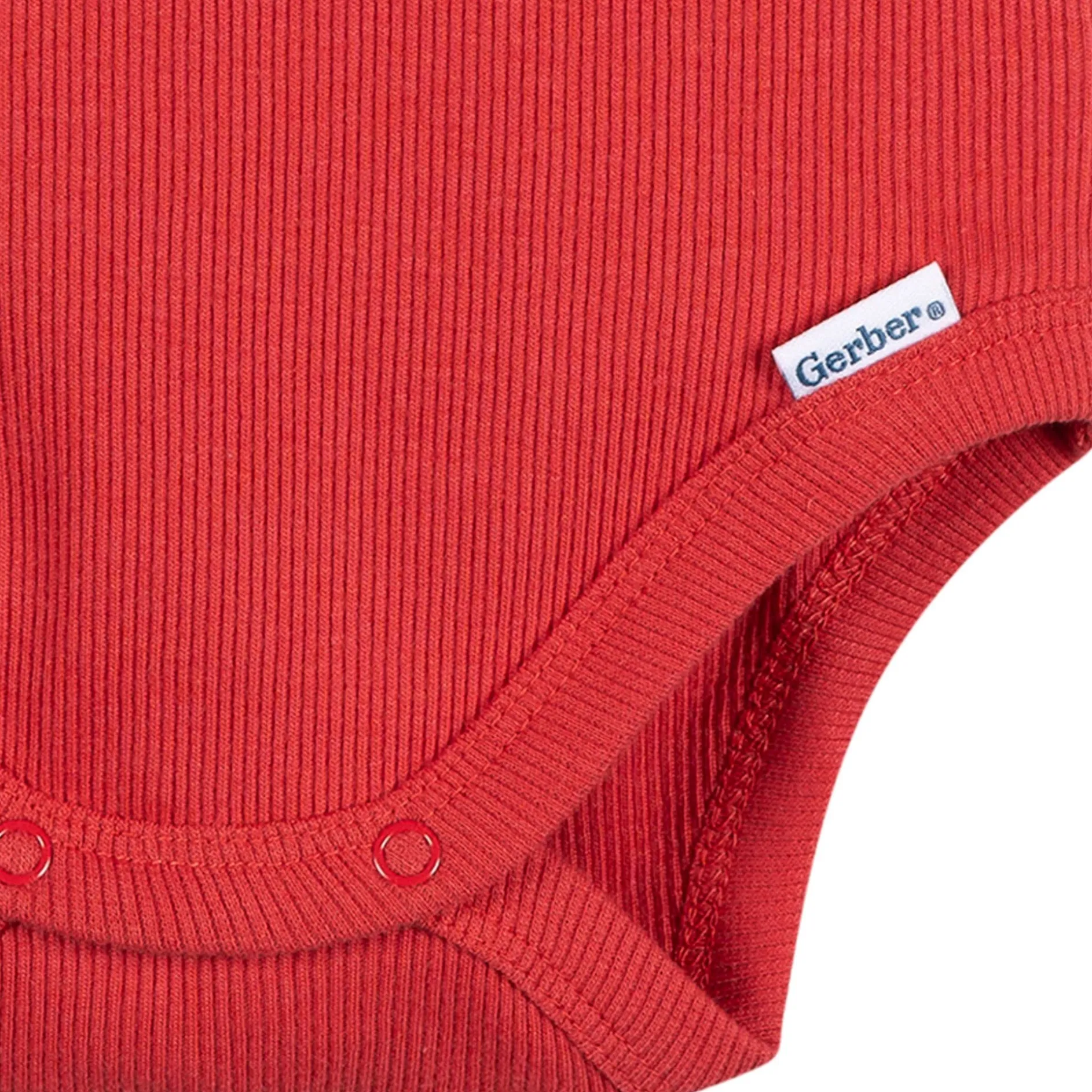 2-Piece Baby Boys Red Bodysuit & Shorts Set