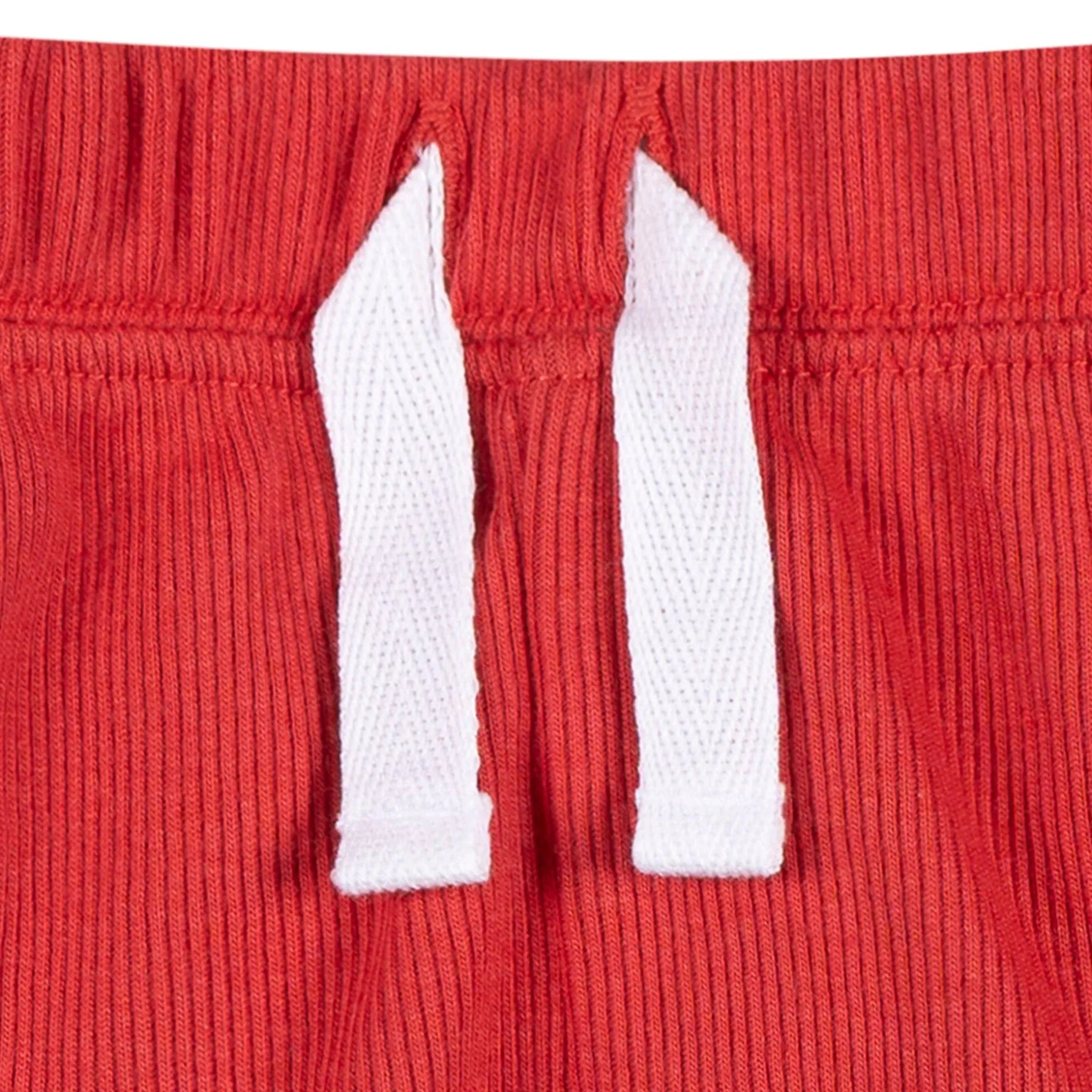 2-Piece Baby Boys Red Bodysuit & Shorts Set