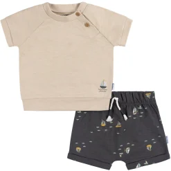 2-Piece Baby Boys Sailboats T-Shirt and Shorts Set