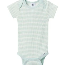 2-Piece Baby Boys Sky Blue Stripe Onesies® Bodysuit and Pants Set