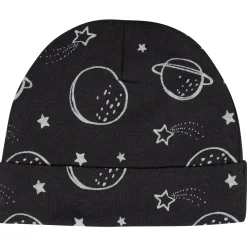 8-Piece Baby Boys Space Explorer No Scratch Mittens & Caps Set