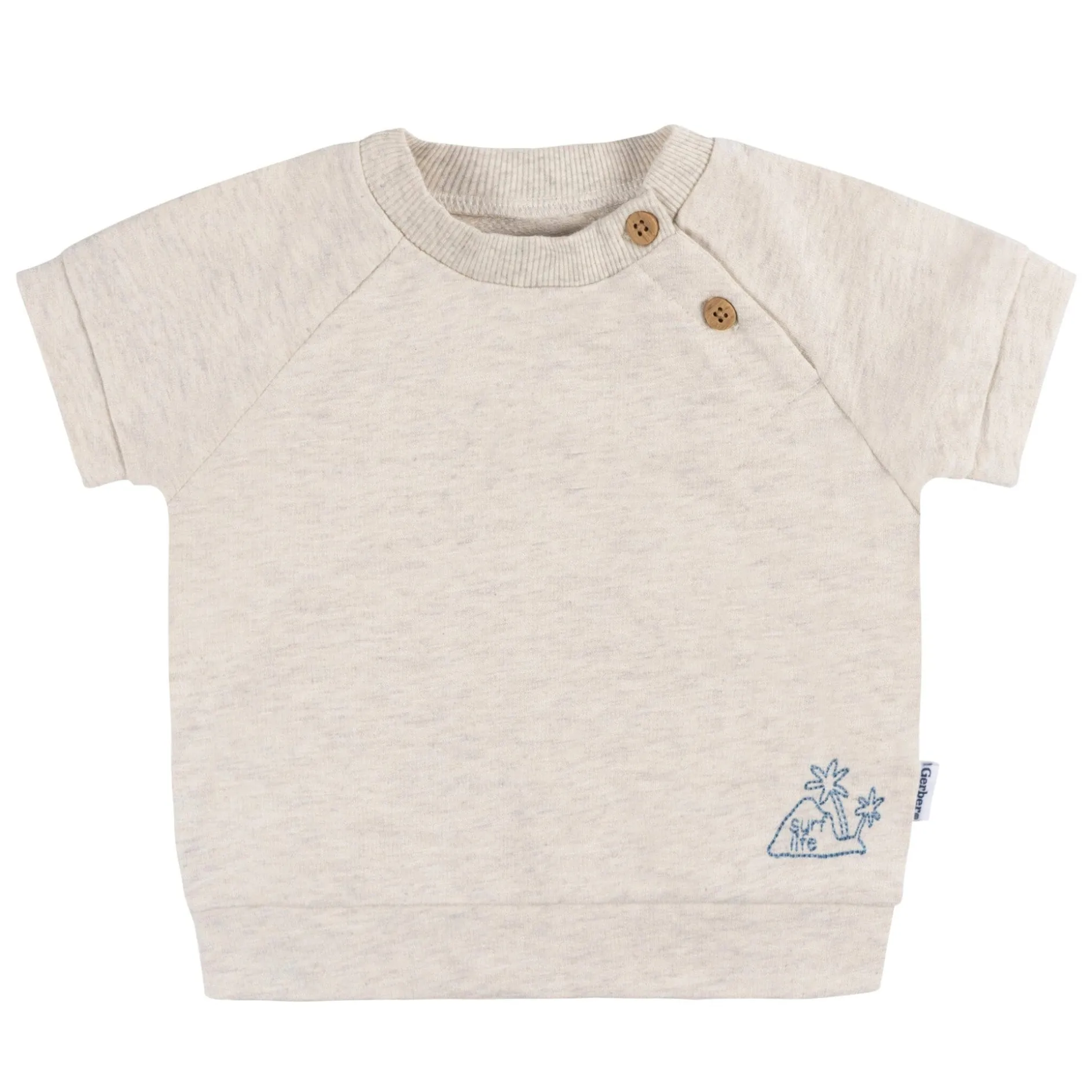 2-Piece Baby Boys Surf Life T-Shirt and Shorts Set
