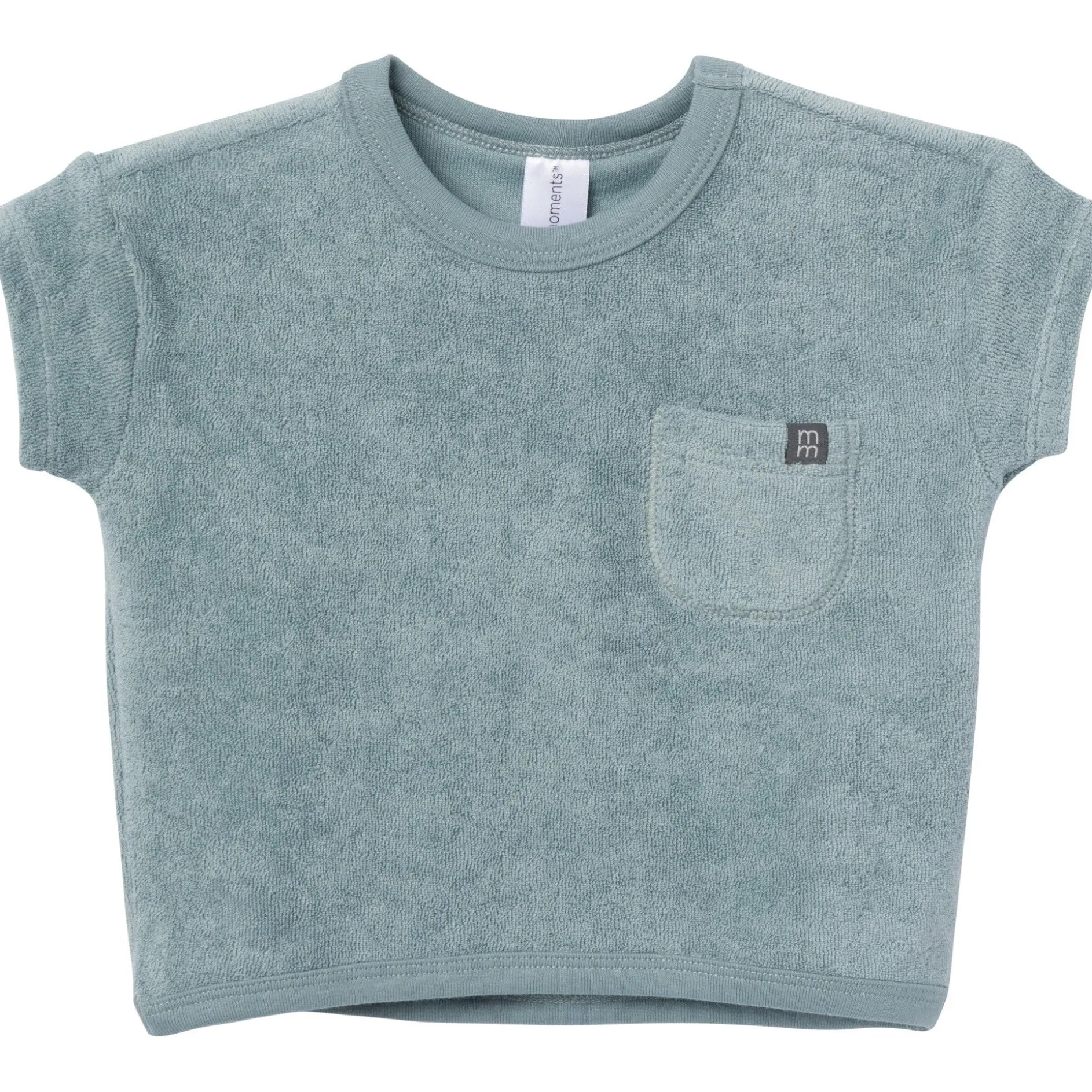 2-Piece Baby Boys Teal Shirt and Shorts Set