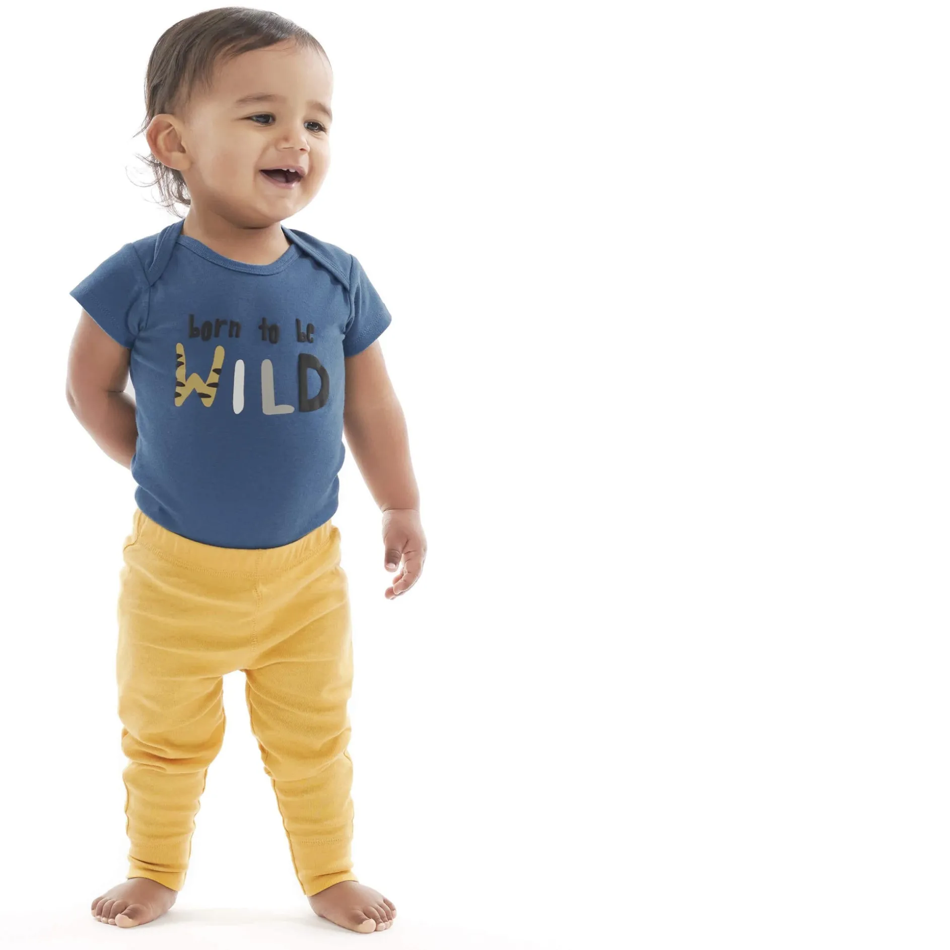 6-Piece Baby Boys Wild Onesies® Brand Bodysuits & Pants Set