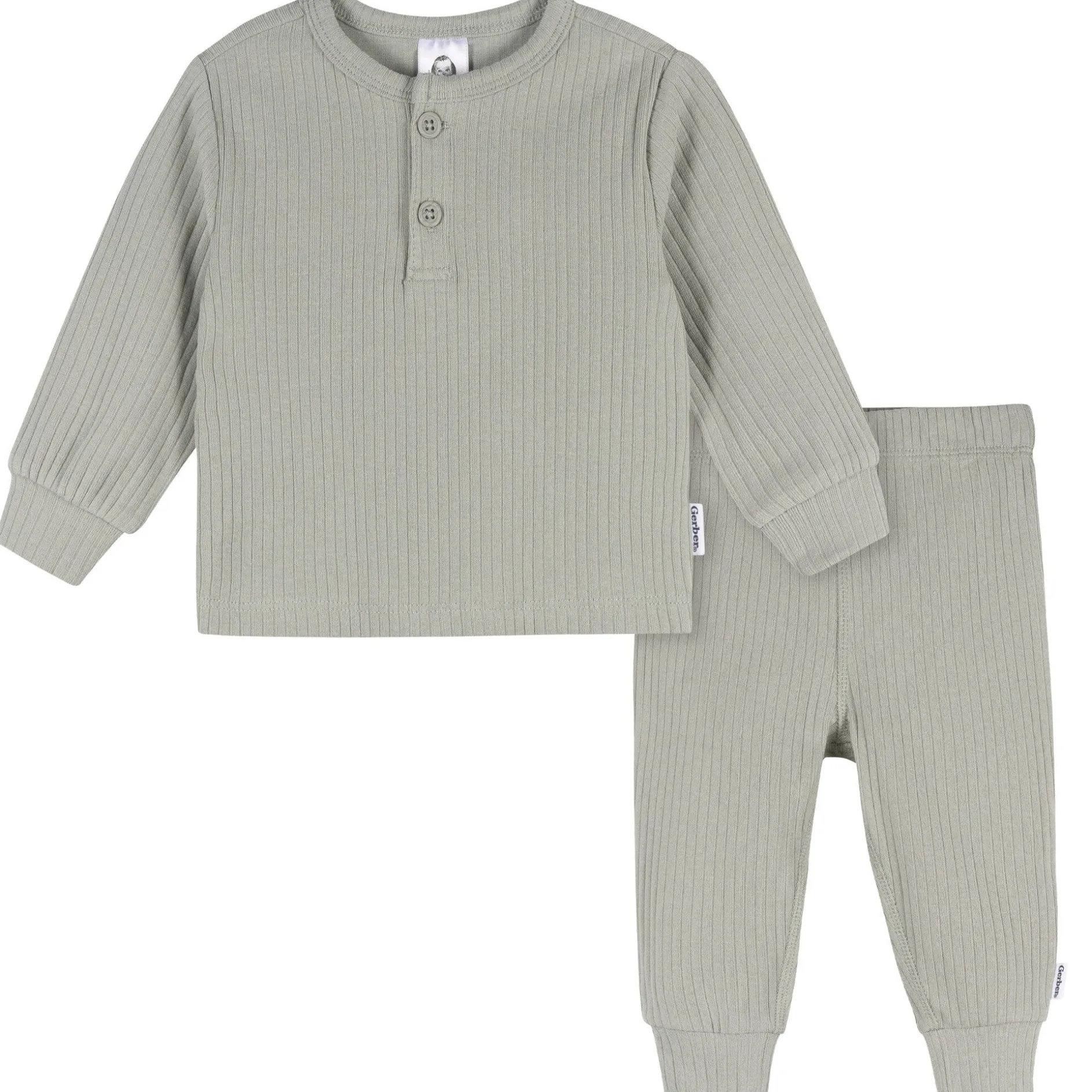 2-Piece Baby Boys Wrought Iron Top and Active Pant Set