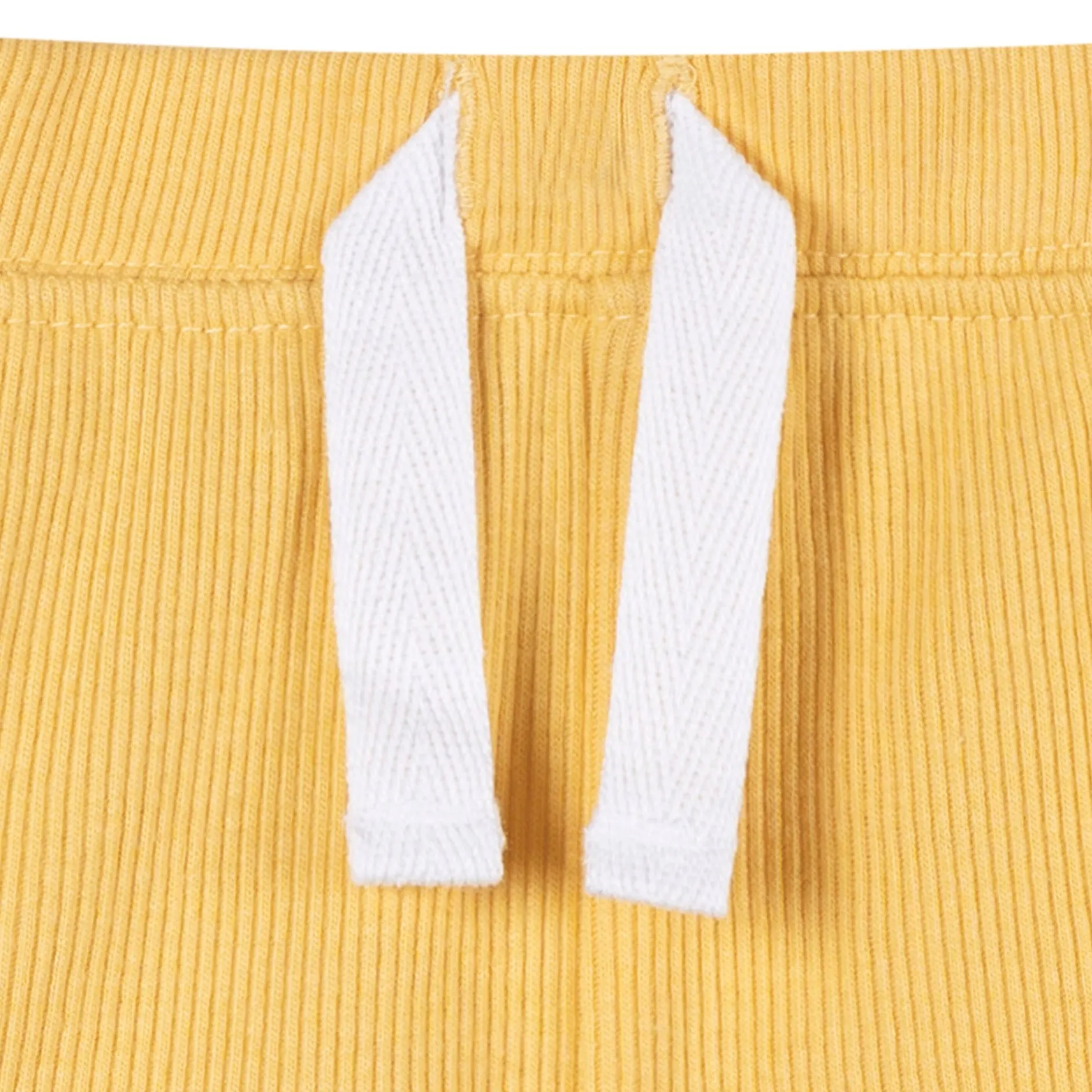 2-Piece Baby Boys Yellow Bodysuit & Shorts Set