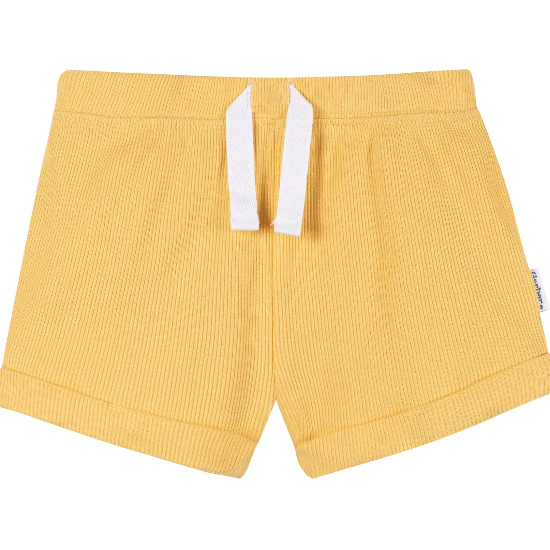 2-Piece Baby Boys Yellow Bodysuit & Shorts Set