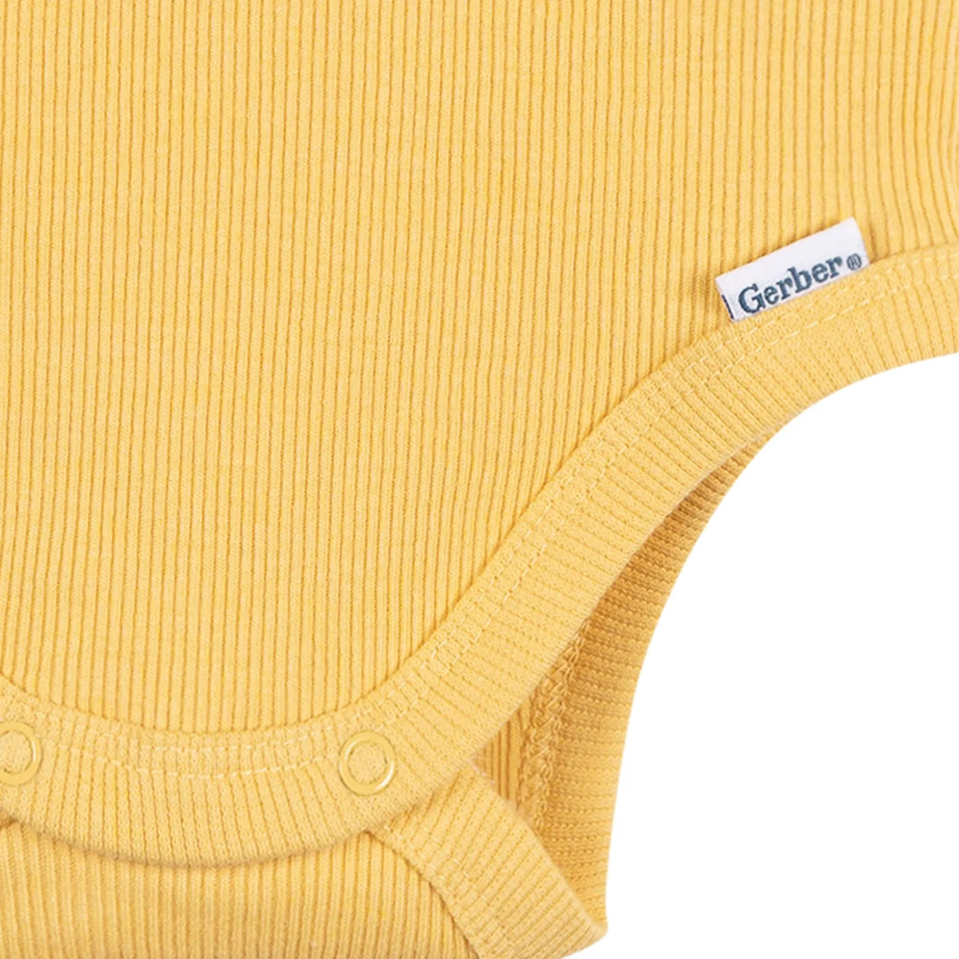 2-Piece Baby Boys Yellow Bodysuit & Shorts Set