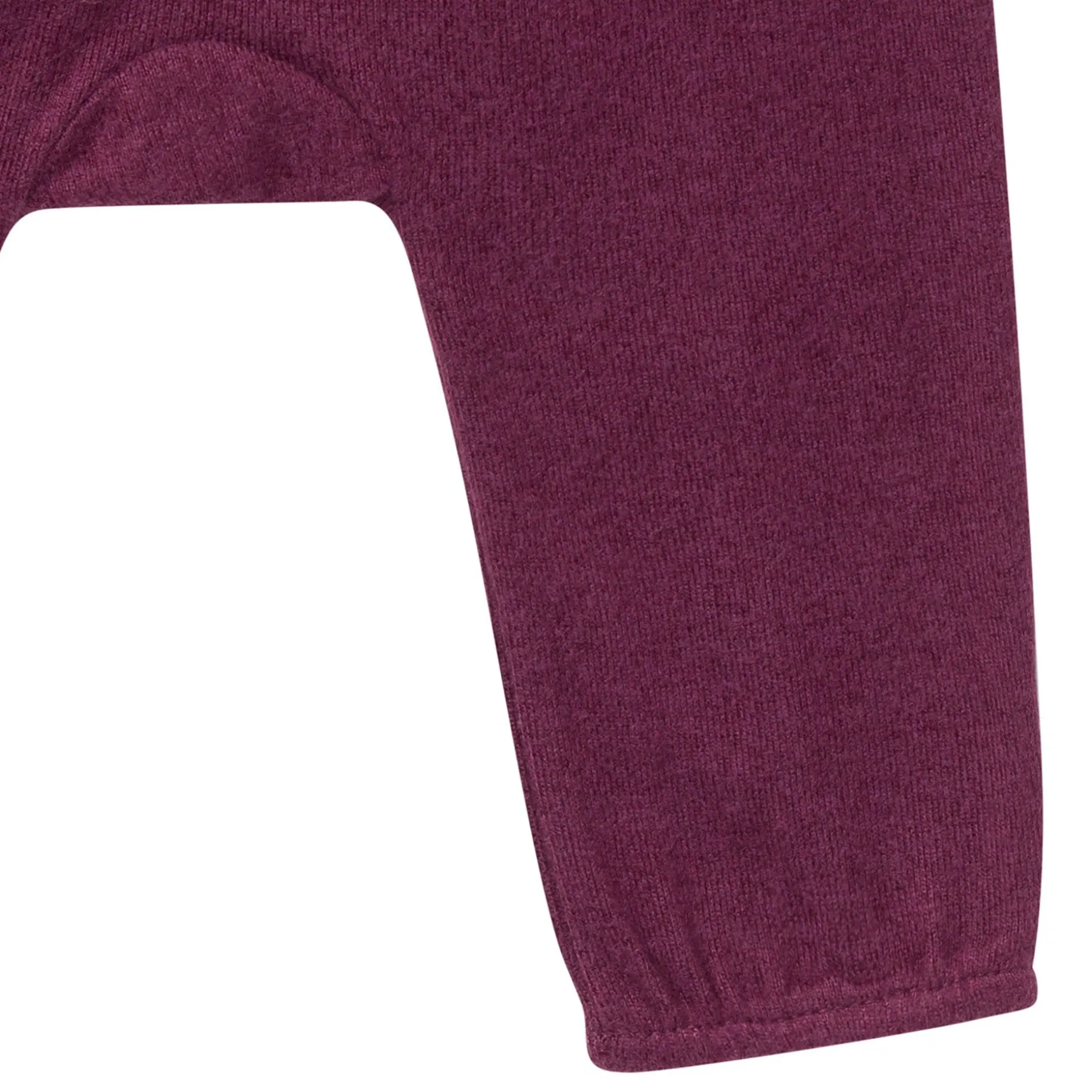 2-Piece Baby Girls Burgundy Heather Hacci Ruffle Top and Pant Set