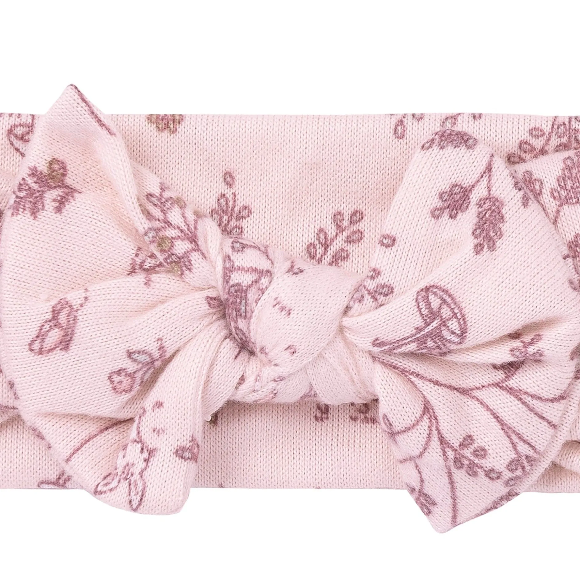 2-Piece Baby Girls Deer Swaddle and Headband Set