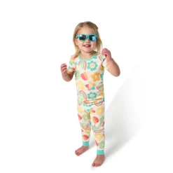 4-Piece Baby Girls Flowers Pajamas Sets