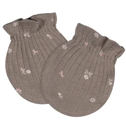 4-Piece Baby Girls Garden Cap and Mitten Set
