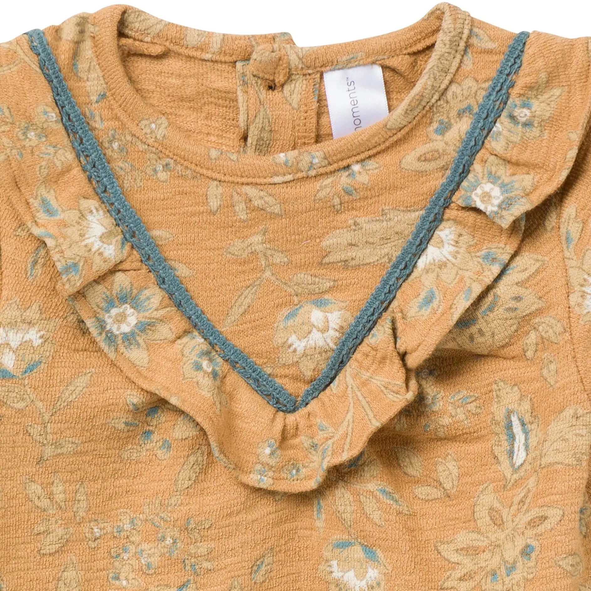 2-Piece Baby Girls Heirloom Floral Dress and Tights Set