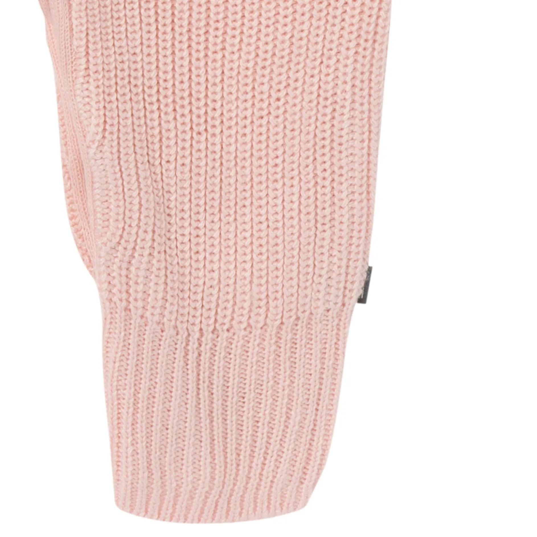 2-Piece Baby Girls Light Pink Sweater Romper & Hat Set
