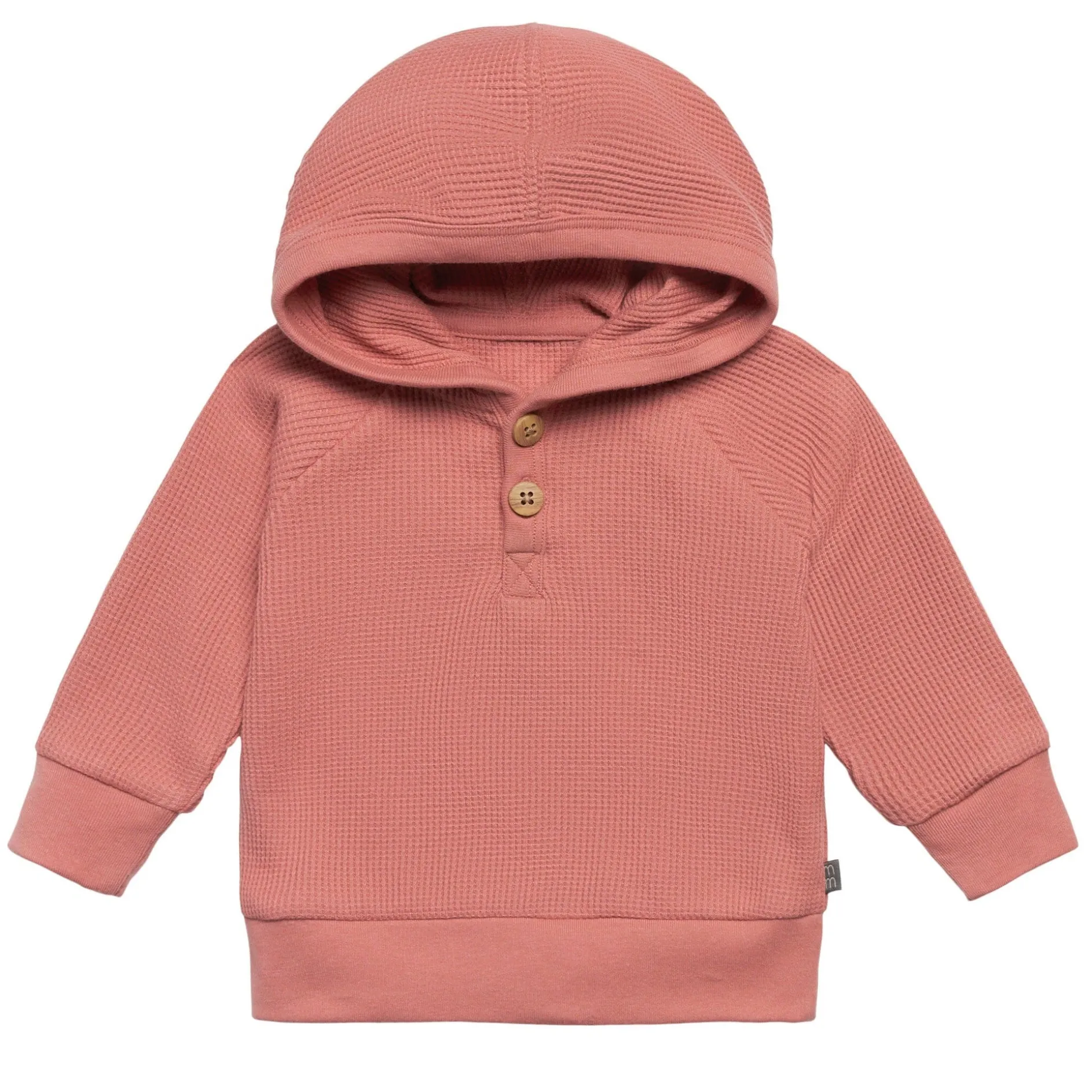 2-Piece Baby Girls Medium Rose Hoodie and Pant Set