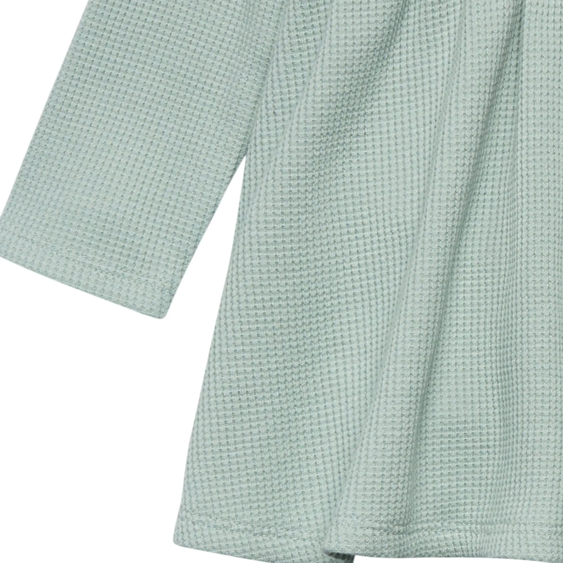 2-Piece Baby Girls Medium Sky Waffle Dress Set