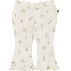 4-Piece Baby Girls Pear Henley Ruffle Tops and Pants Set