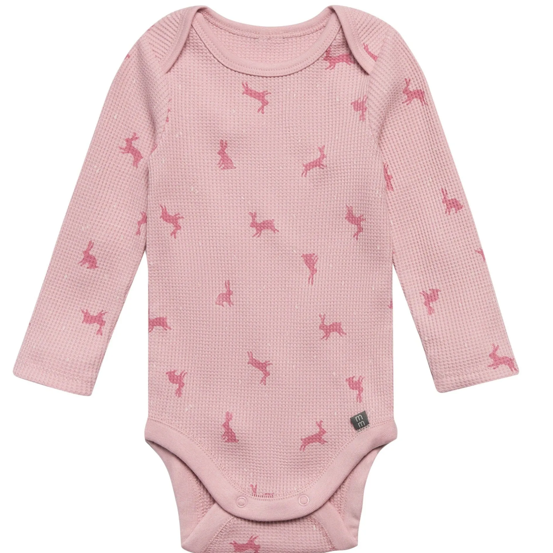 2-Piece Baby Girls Pink Bunnies Bodysuit and Pant Set