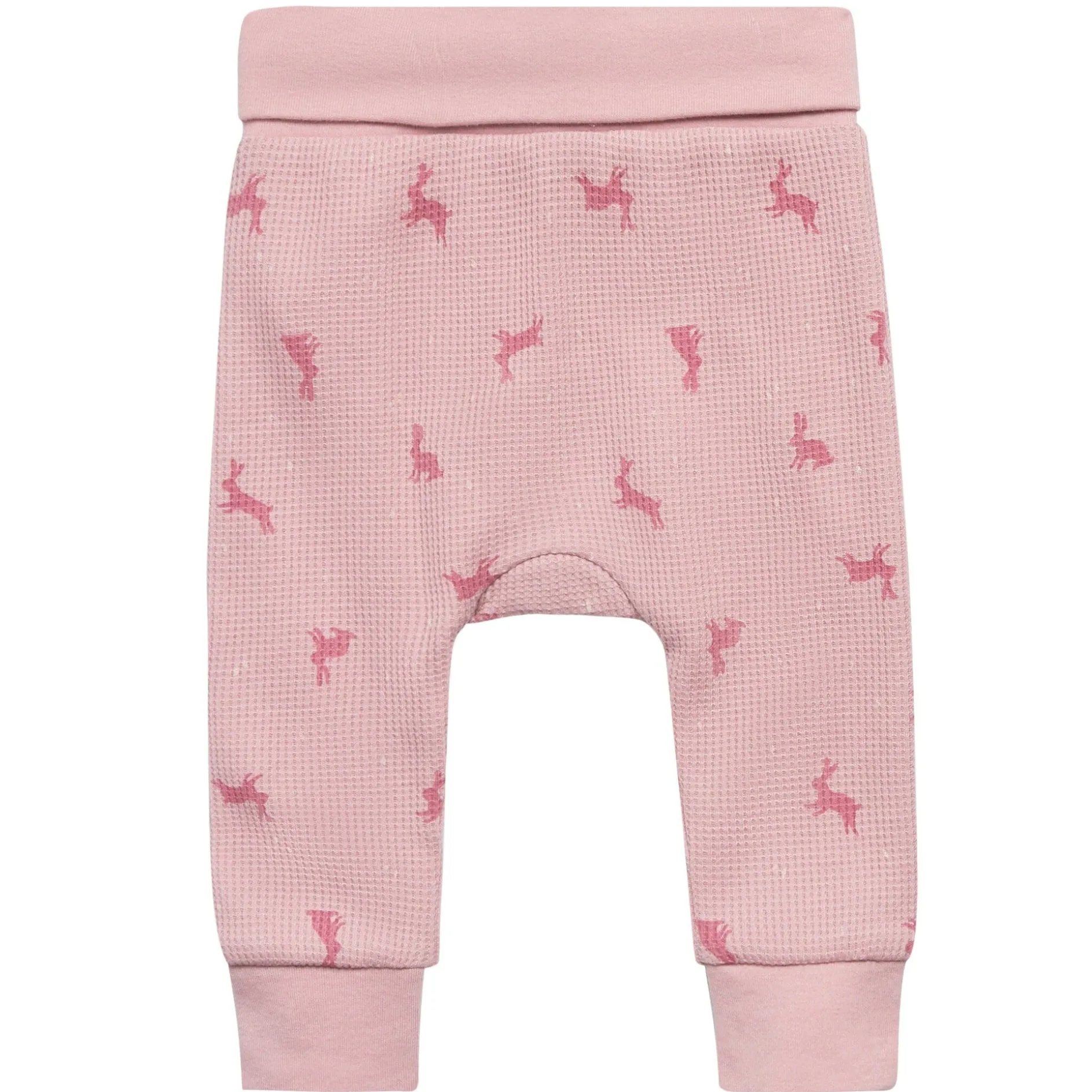 2-Piece Baby Girls Pink Bunnies Bodysuit and Pant Set