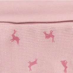 2-Piece Baby Girls Pink Bunnies Bodysuit and Pant Set
