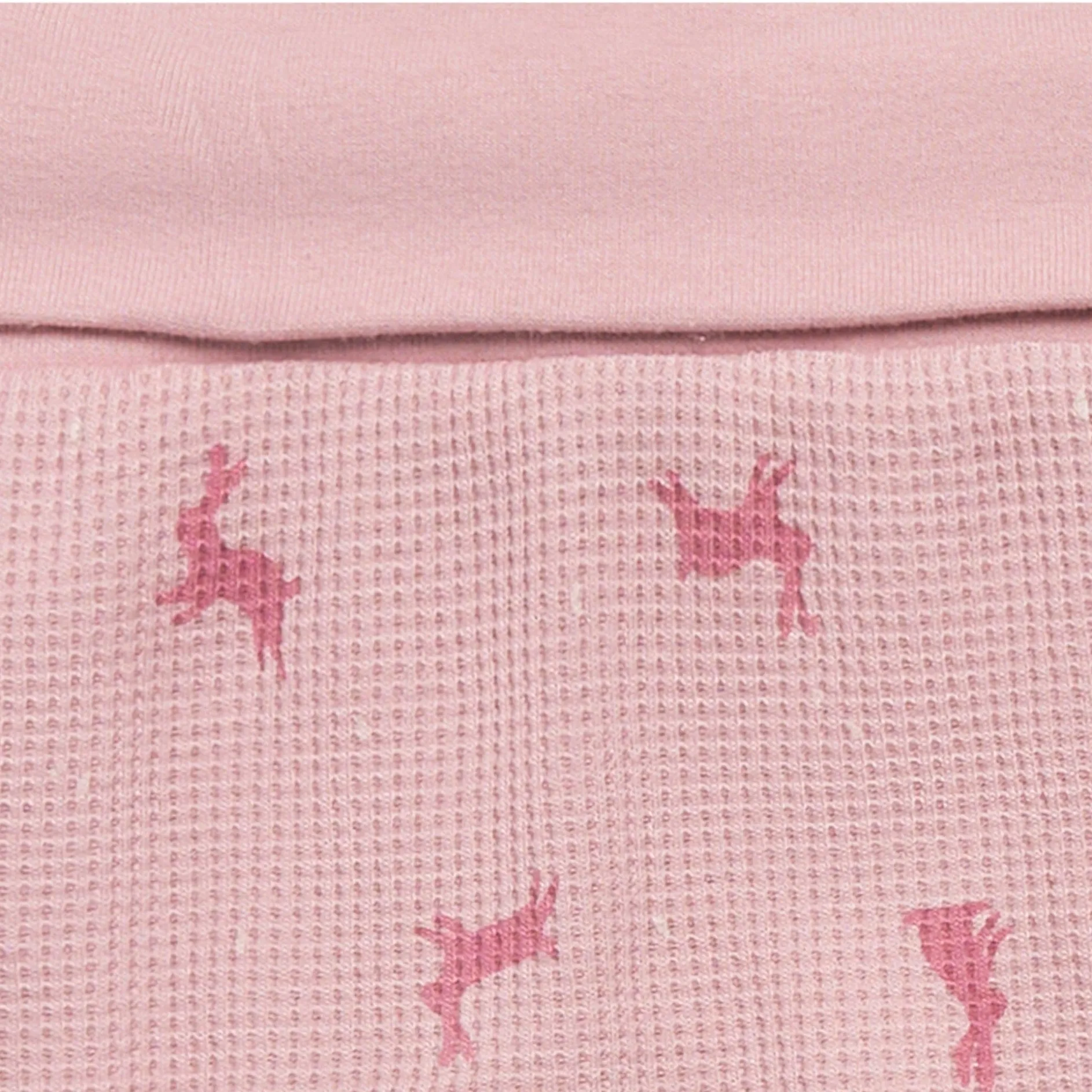 2-Piece Baby Girls Pink Bunnies Bodysuit and Pant Set