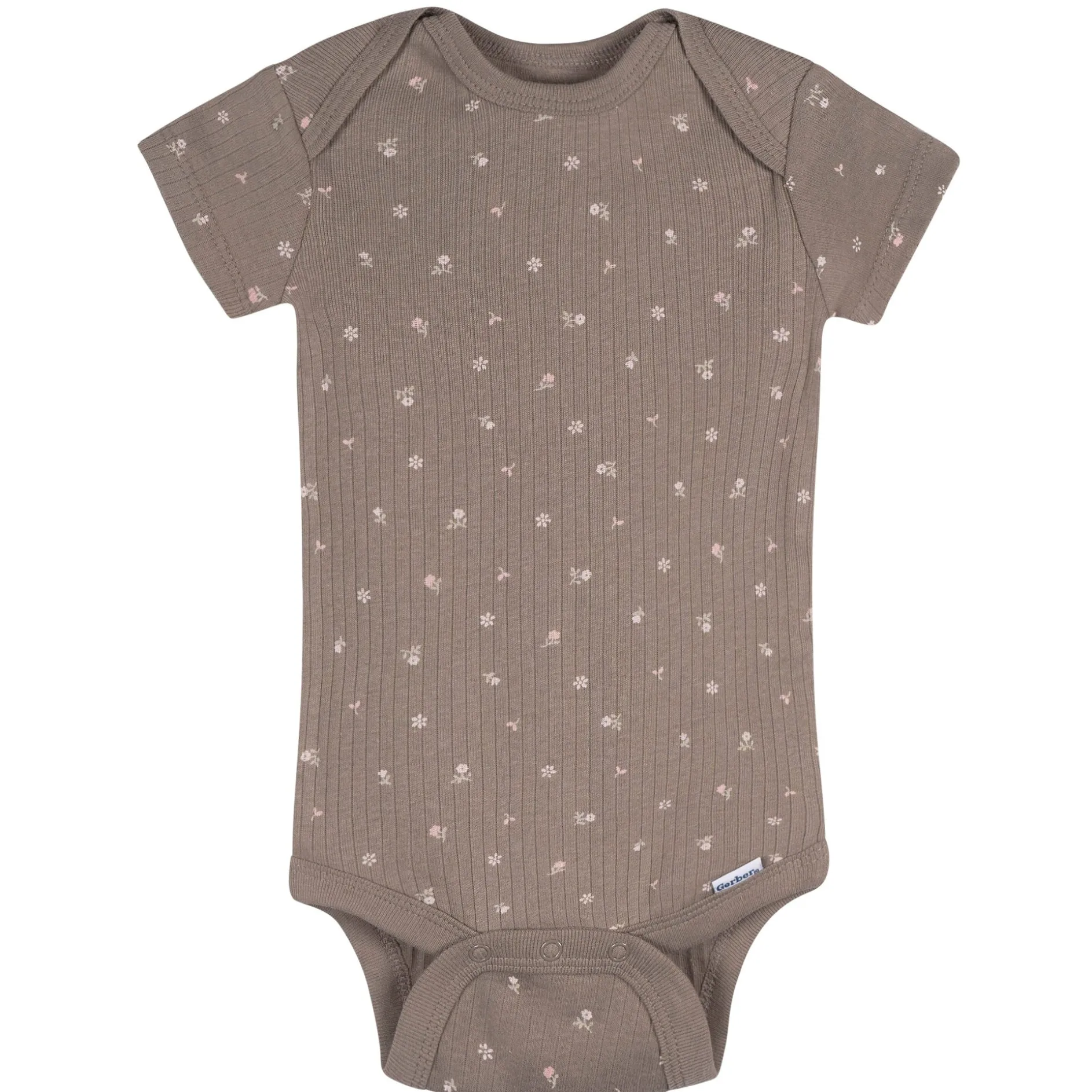 5-Piece Baby Girls Pink Garden Bodysuits & Pants Set